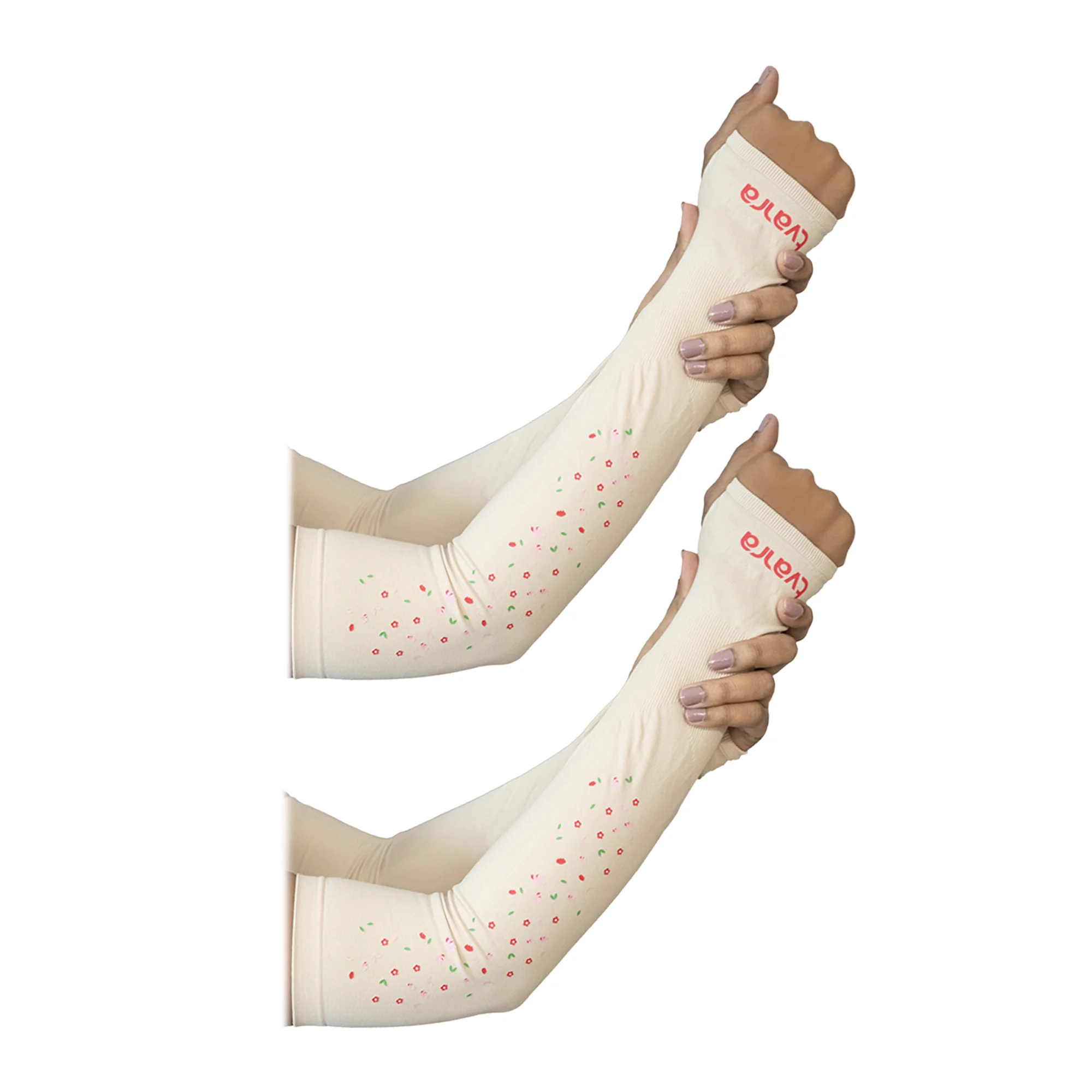 Full Arm Sleeves for Women | Petals Arm Sleeves - Skin - Image 8