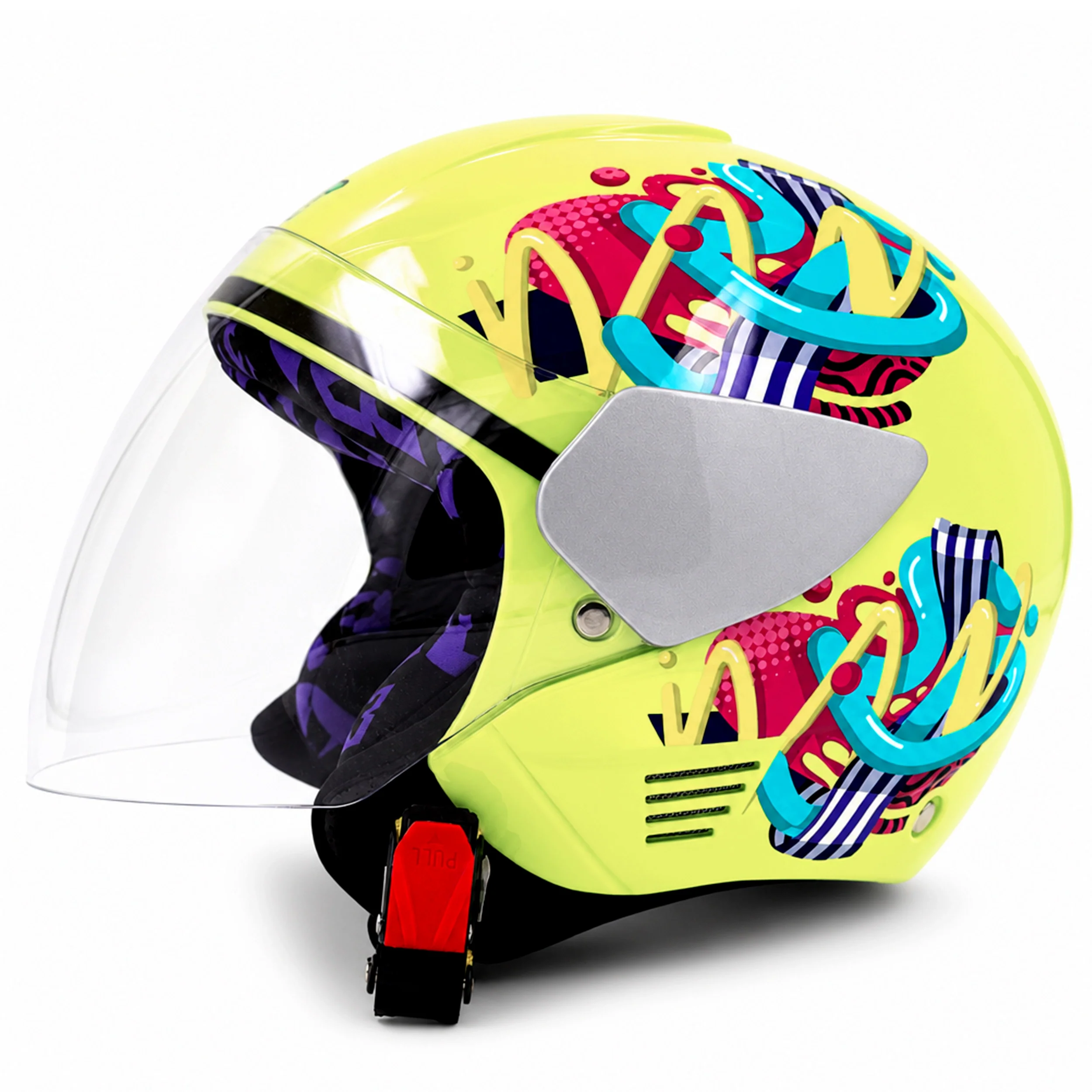 HYP3 Junior – Volt Green – Graffiti – Glossy - Image 3