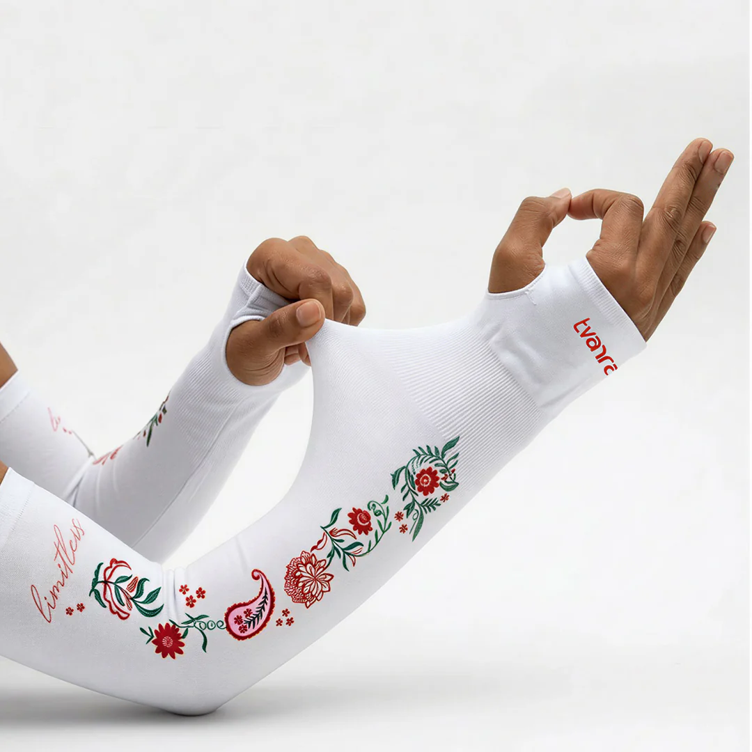 Limitless Arm Sleeves for Women - White - Image 3