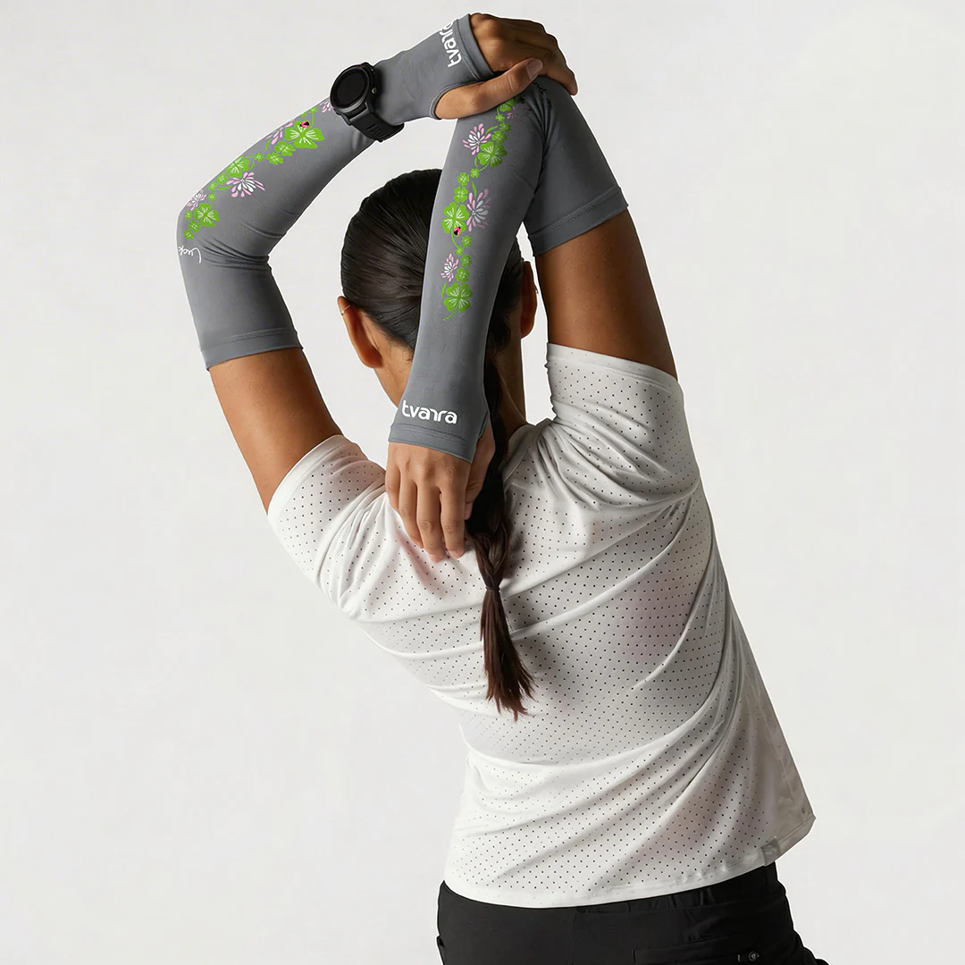 Lucky Charm Arm Sleeves for Women - Grey - Image 3