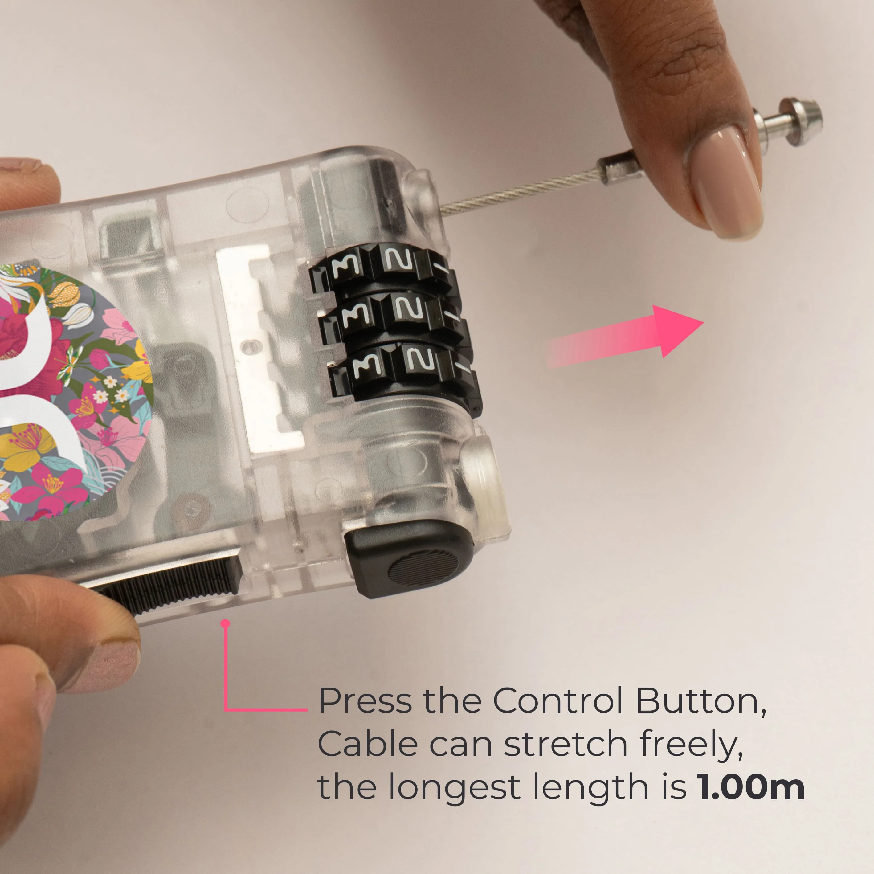 Tvarra Secure Loop Helmet Lock - Clear Core - Image 3